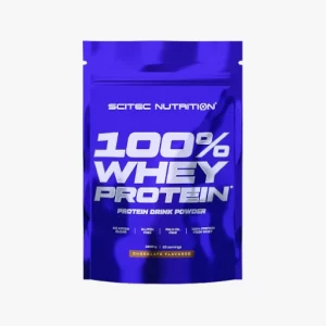 Proteine 100% whey di Scitec Nutrition.